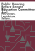 Public_hearing_before_Senate_Education_Committee_and_Assembly_Education_Committee
