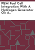PEM_fuel_cell_integration_with_a_hydrogen_generator_on_a_bench
