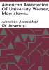 American_Association_of_University_Women__Morristown_Branch_records