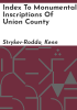 Index_to_monumental_inscriptions_of_Union_County
