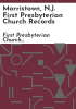 Morristown__N_J__First_Presbyterian_Church_records