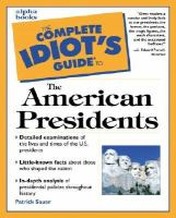 The_complete_idiot_s_guide_to_the_American_presidents