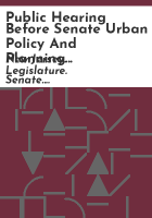 Public_hearing_before_Senate_Urban_Policy_and_Planning_Committee