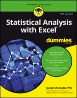 Statistical_analysis_with_Excel_for_dummies