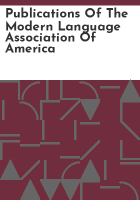 Publications_of_the_Modern_Language_Association_of_America