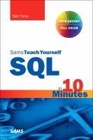 Sams_teach_yourself_SQL_in_10_minutes