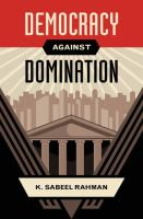 Democracy_against_domination