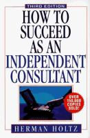 How_to_succeed_as_an_independent_consultant