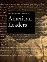 Milestone_documents_of_American_leaders
