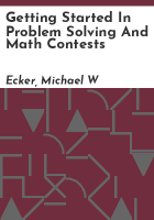 Getting_started_in_problem_solving_and_math_contests