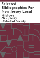 Selected_bibliographies_for_New_Jersey_local_history