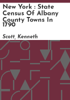 New_York___State_census_of_Albany_County_towns_in_1790