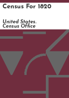 Census_for_1820