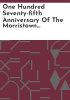 One_hundred_seventy-fifth_anniversary_of_the_Morristown_Baptist_Church