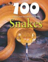 100_things_you_should_know_about_snakes