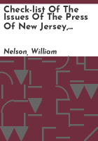 Check-list_of_the_issues_of_the_press_of_New_Jersey__1723__1728__1754-1800