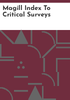 Magill_index_to_critical_surveys