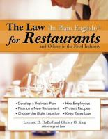 The_law__in_plain_English__for_restaurants__and_others_in_the_food_industry