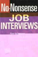 No-nonsense_job_interviews