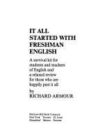 It_all_started_with_freshman_English