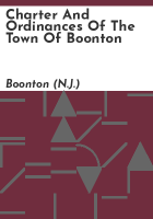 Charter_and_ordinances_of_the_Town_of_Boonton