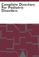Complete_directory_for_pediatric_disorders