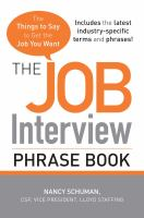 The_job_interview_phrase_book