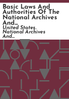 Basic_laws_and_authorities_of_the_National_Archives_and_Records_Administration