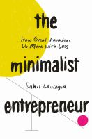 The_minimalist_entrepreneur